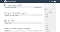 Desktop Screenshot of blog.mazenod.fr